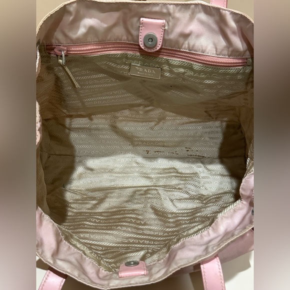 Prada Pink Tessuto City Cloth Handbag - Picture 11 of 13